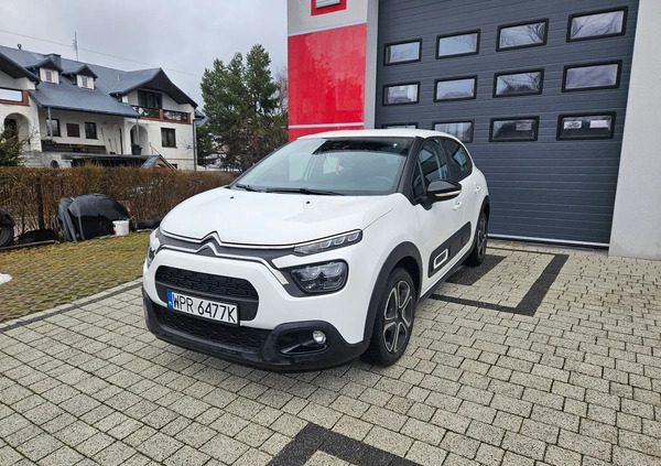 Citroen C3 cena 41900 przebieg: 91243, rok produkcji 2021 z Łochów małe 7